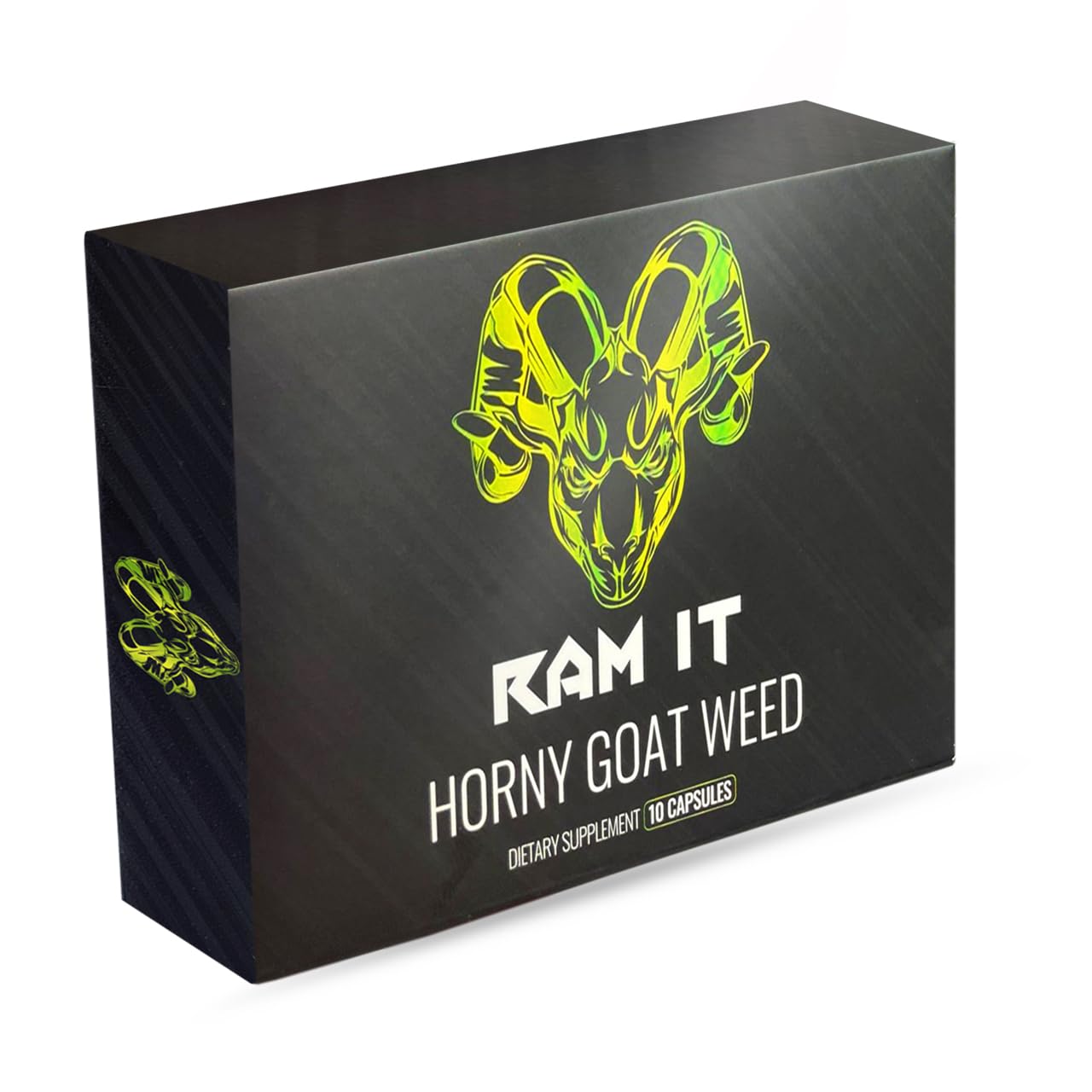 Ram It Horny Goat Weed Capsule for Men - 10 Capsules - Boost Energy & Vitality for Peak Performance