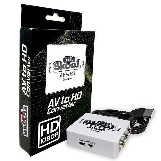 AV to HDMI Converter - High Quality Video Audio Signal Adapter for Home Theater, Gaming & TV Setup | Compatible with DVD Players, VCRs & More