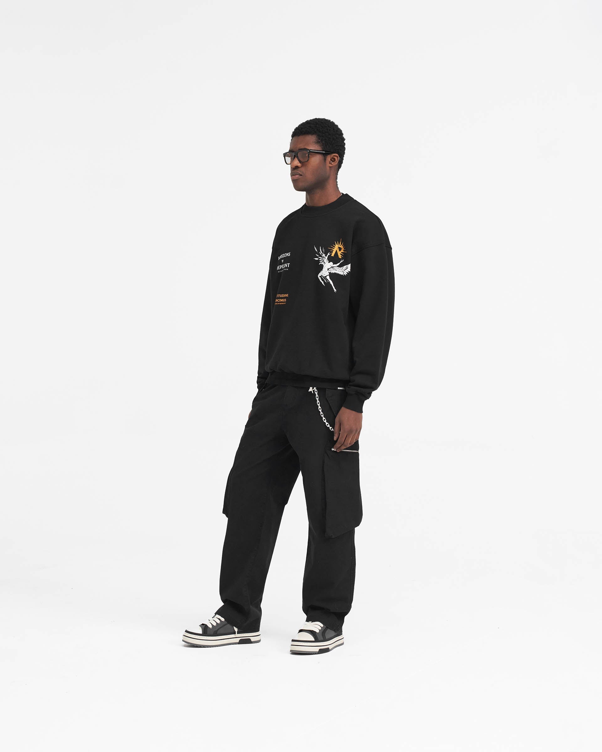 Icarus Sweater - Premium Jet Black Knit Pullover for Men & Women | Cozy Winter Fashion, Casual Outfit & Layering Essential
