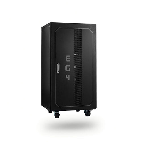 EG4 LL-S 30.72kWh Lithium Battery Rack Kit - 6 Server Rack Batteries for Solar Energy Storage, Off-Grid Power & Home Backup Systems