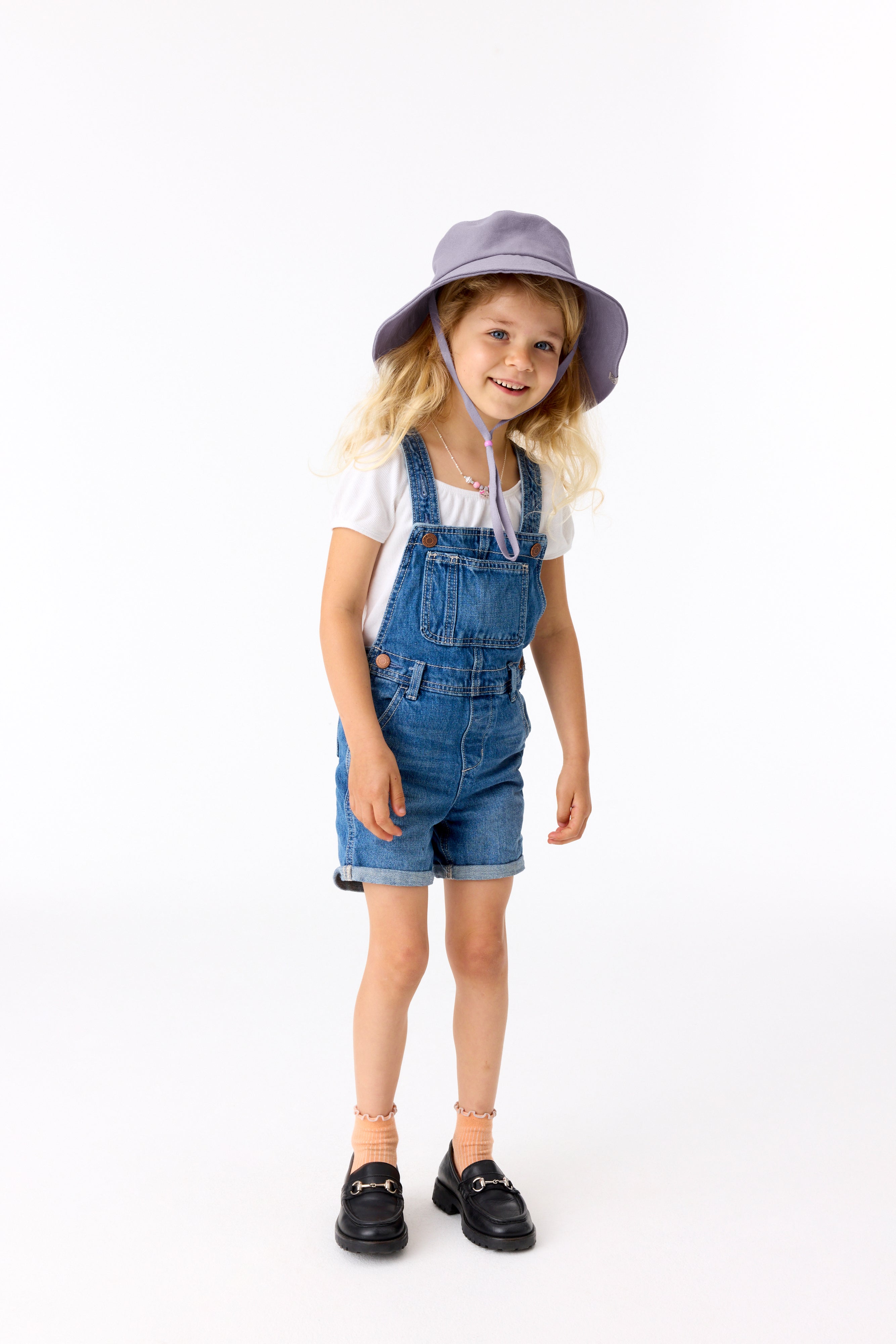 Lavender Kids Wide Brim Sun Hat for Girls & Boys - UPF 50+ UV Protection Summer Beach Hat for Outdoor Play, Swimming, and Sun Safety