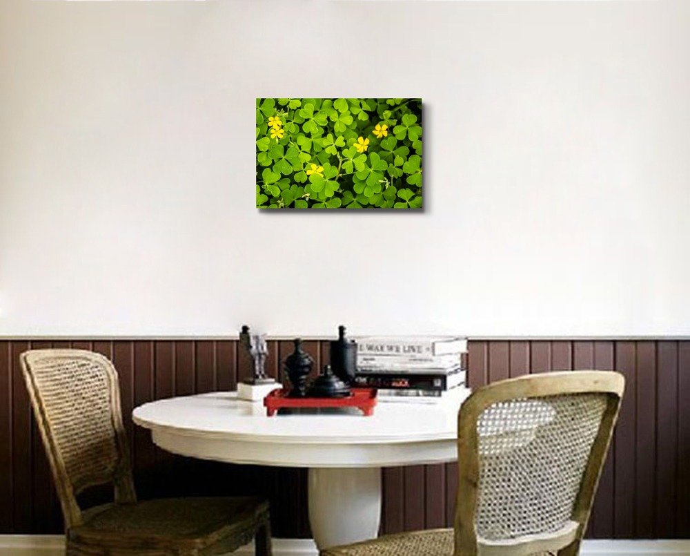Roadside Grass Canvas Wall Art Print - 16x24 Inches - Modern Home & Office Decor for Living Room, Bedroom, or Office