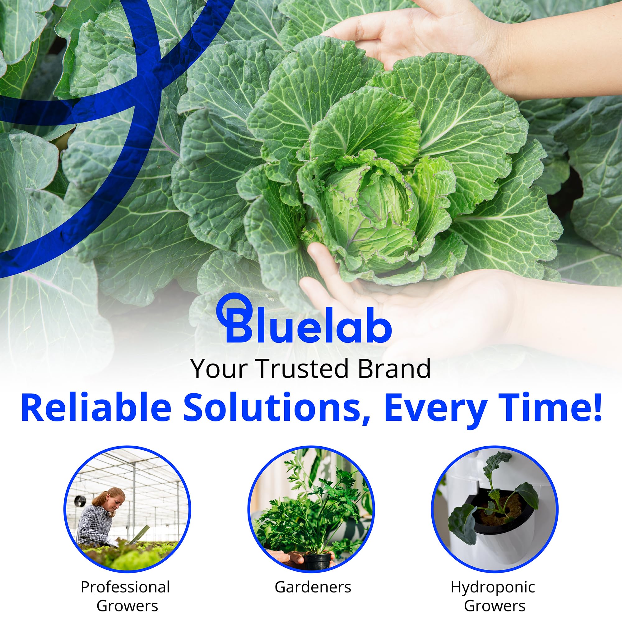 Bluelab METCOM Digital pH, Temperature & Conductivity Meter - Easy Calibration EC/TDS/PPM Tester for Hydroponics, Aquariums & Indoor Plants | Water Quality Testing for Home Gardening & Greenhouse Use