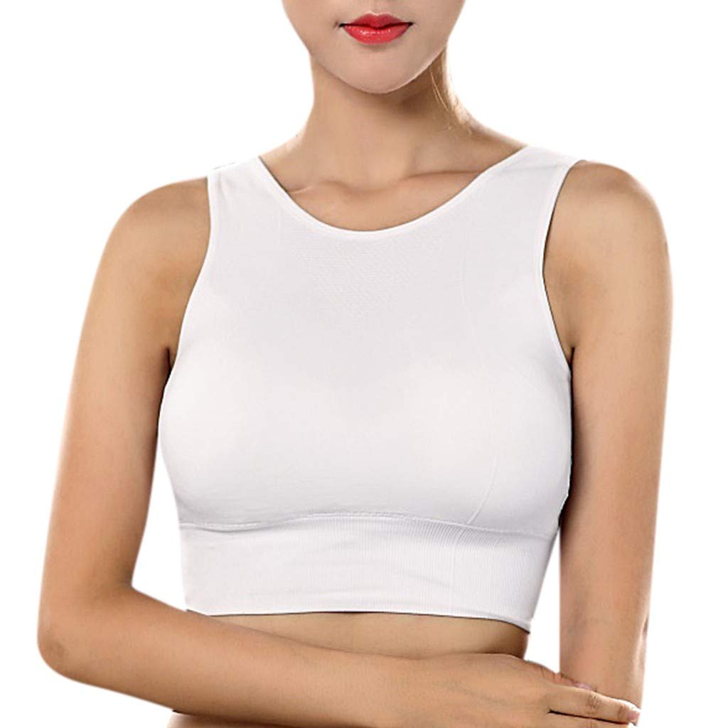 Women's Seamless Sports Padded Tank Top - Running Fitness Vest Bra with Cheetah Print - Breathable Workout Top for Gym, Yoga & Outdoor Activities
