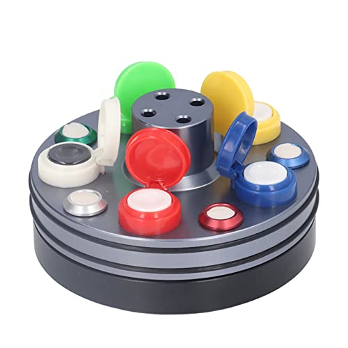 Watch Repair Oil Cups & Rotary Five Oil Dip Cup - Professional Watchmaker Tool Kit with Metal Turntable | Essential Watch Repair Accessories for Watchmakers | Perfect for Watch Maintenance, Lubrication & Precision Repair Work