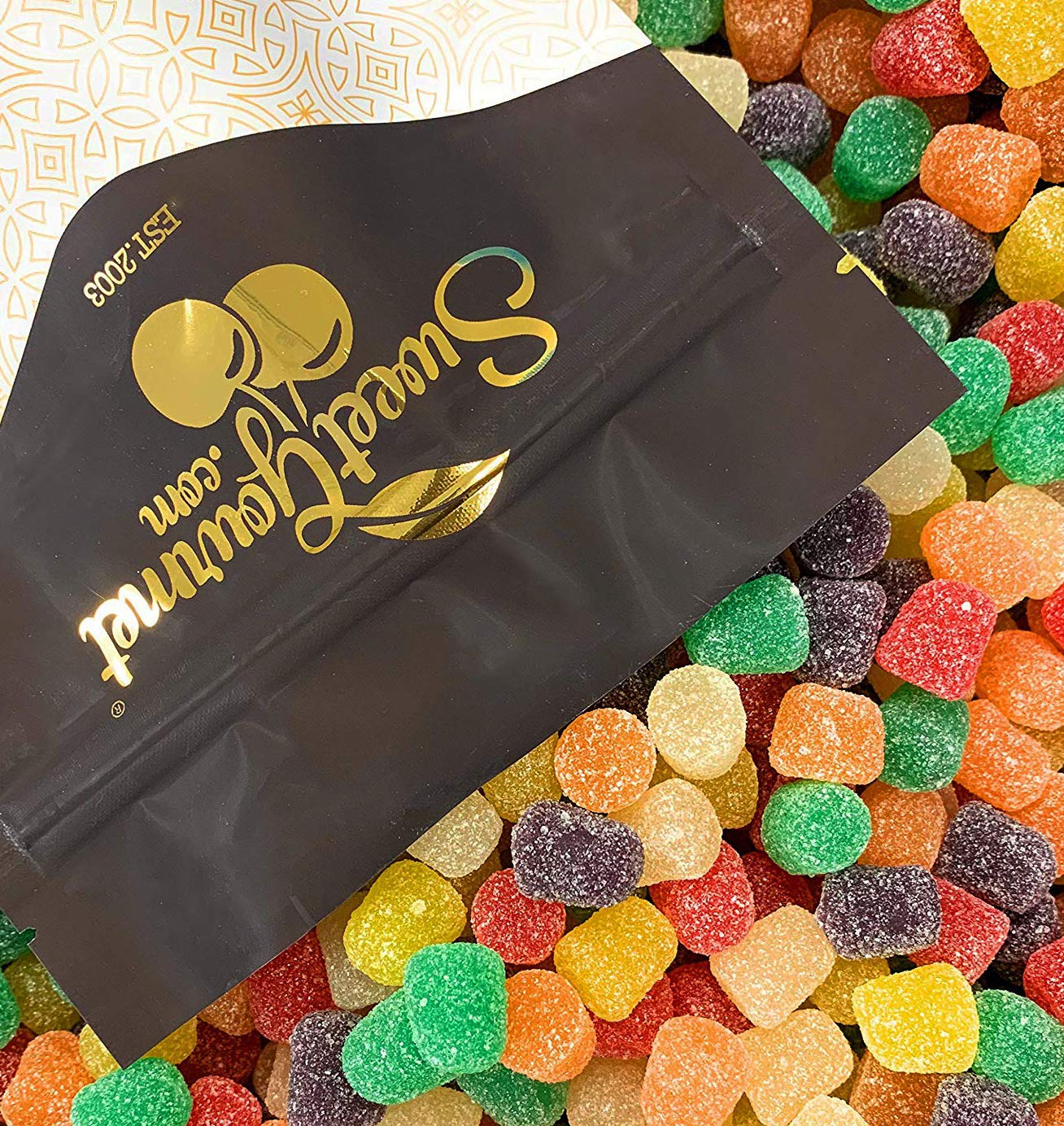 Old Fashioned Spice Drops Candy - 2.5lb Bag of Chewy Gumdrops Jelly Candy for Baking, Holiday Treats & Party Favors