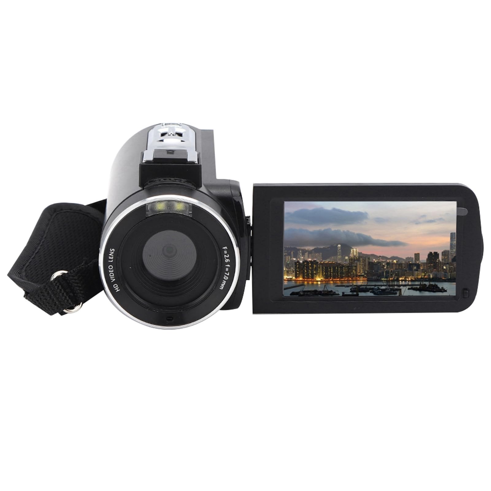 NIZUUONE 4K Digital Camera with 18X Optical Zoom, 3 Inch Touch Screen IPS Display, Portable Camcorder for Vlogging, Travel, YouTube & Home Movies - HD Video Recorder for Beginners & Professionals