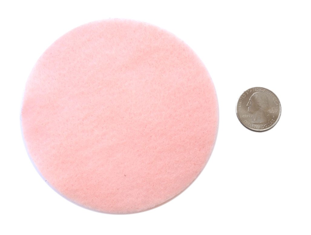 Playfully Ever After Light Pink Craft Felt Circles (4 Inch - 19pc) - Perfect for DIY Projects, Scrapbooking, and Kids Crafts