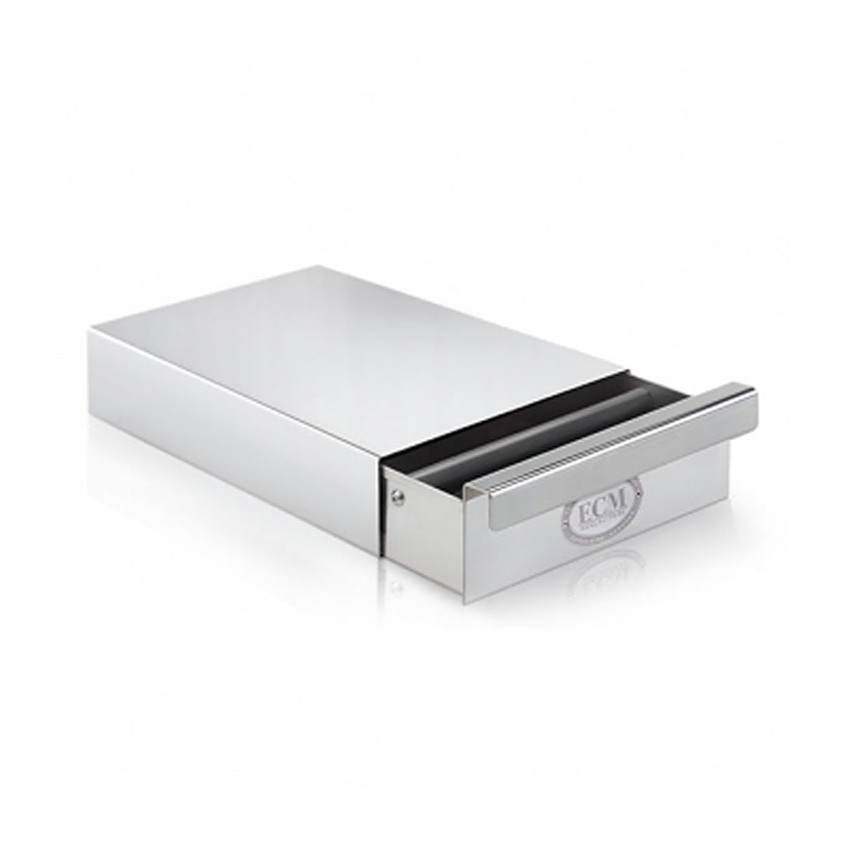 ECM Large Knock Box Drawer - Premium Stainless Steel Coffee Grounds Container #89611 | Perfect for Espresso Bars & Home Coffee Stations