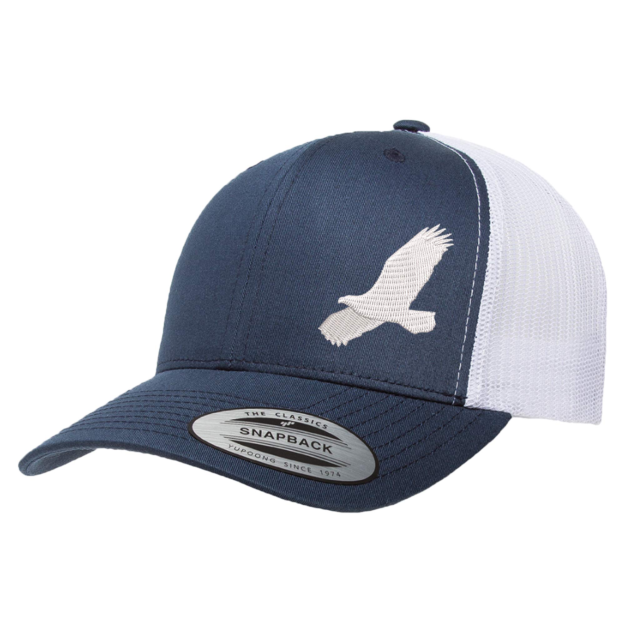 Flying Eagle Trucker Hat for Men & Women - Adjustable Snapback Mesh Baseball Cap for Outdoor Activities, Sports & Casual Wear