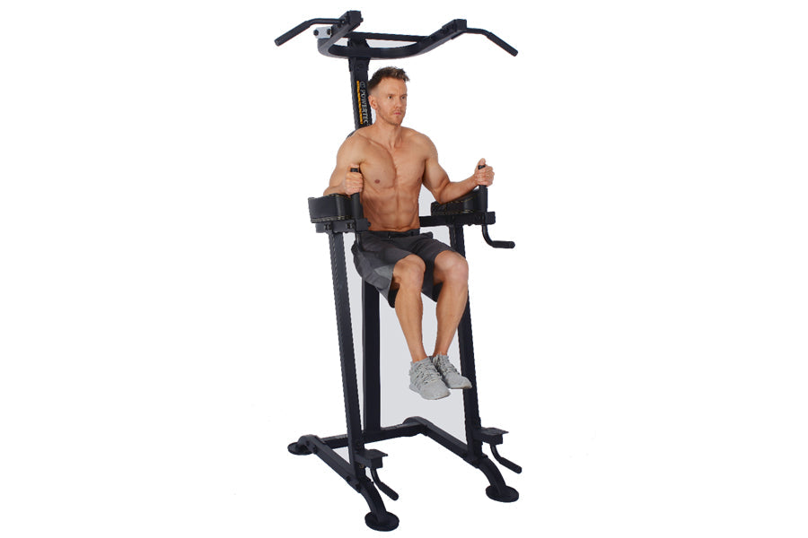 Powertec Basic Trainer & VKR Power Tower - Home Gym Equipment for Pull-Ups, Dips & Core Workouts | Perfect for Home Fitness & Strength Training (Summer Sale)