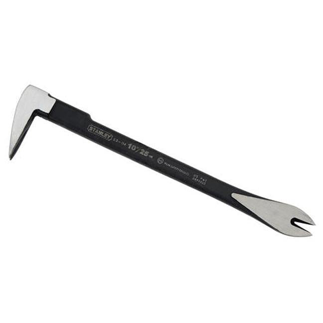 STANLEY 10 Inch Claw Bar - Heavy Duty Pry Bar for Demolition, Construction & Woodworking - Ideal for Removing Nails, Splitting Wood & Home Renovation Projects
