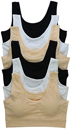Basic Widestrap Bras (6 Pack)