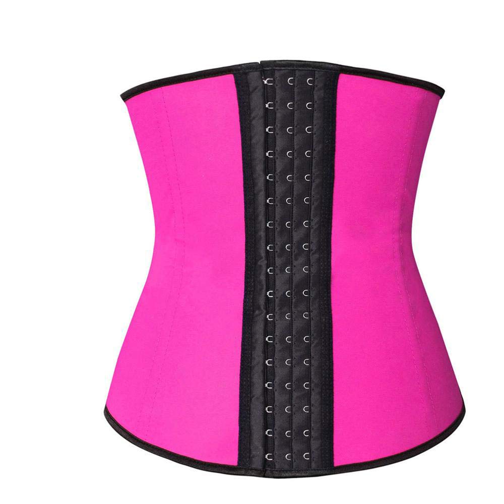 Best Women's Latex Waist Trainer for Tummy Control - 4 Steel Bones Slimming Corset Belt for Hourglass Figure | Perfect for Workouts, Postpartum Recovery & Special Occasions