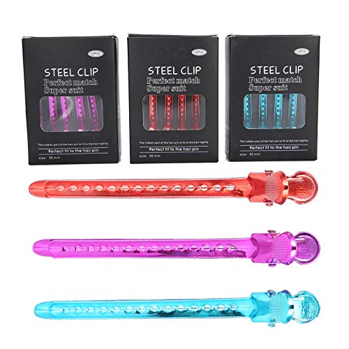 Professional Hair Sectioning Clips for Styling - Salon Quality Hair Clips & Makeup Hairpins for Home Barber Shop & DIY Hairstyling | Perfect for Hairdressing, Coloring, and Styling