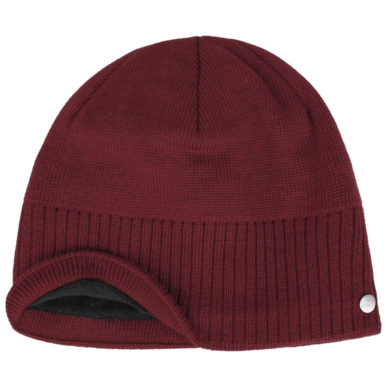 Lierys Fine Rip Merino Wool Beanie - Soft & Warm Winter Hat for Men & Women - Perfect for Skiing, Hiking & Outdoor Activities