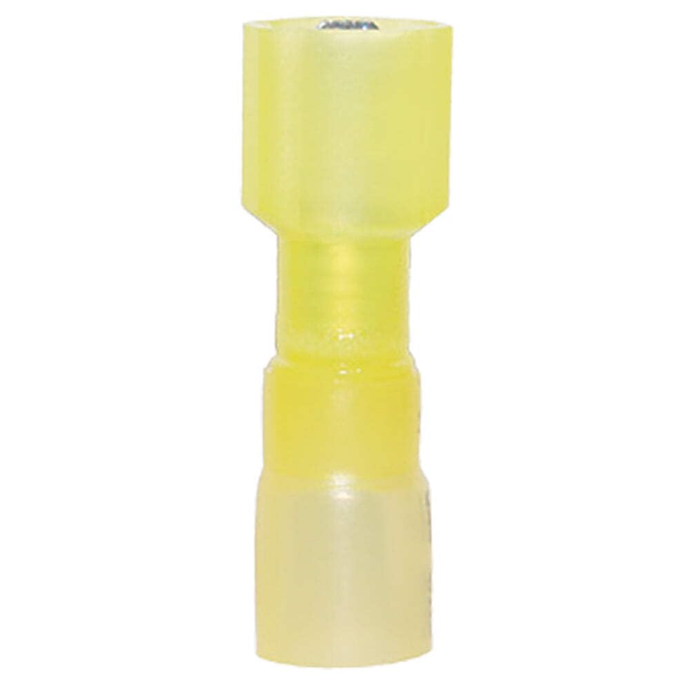 Ancor 320999 Marine Grade Heat Shrink Disconnect Terminals - 100pc Male 12-10 AWG Crimp Connectors for Boat, RV & Automotive Wiring - Waterproof Electrical Connectors for Harsh Environments