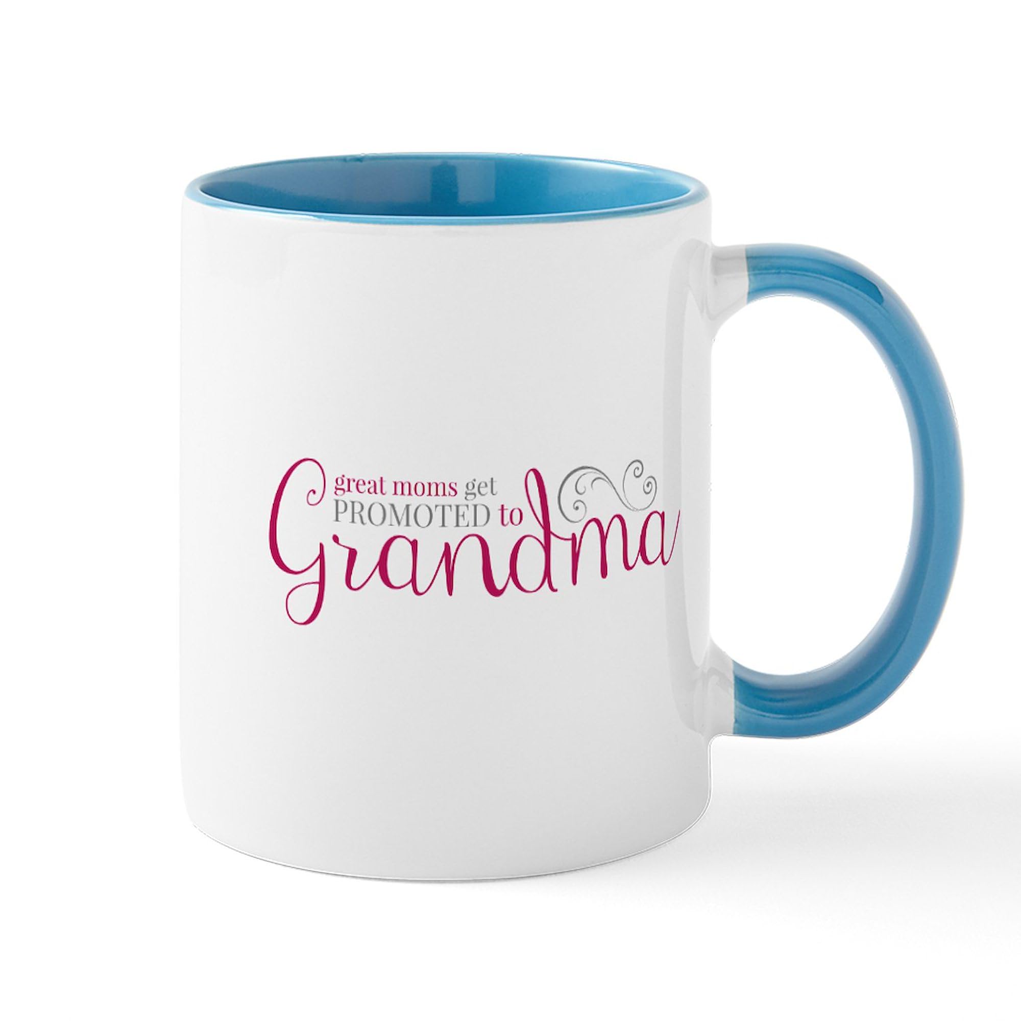 11 oz (325 ml) Ceramic Coffee Mug - Funny Promoted To Grandma Gift - Perfect for Mother's Day, Birthday & Retirement Celebrations
