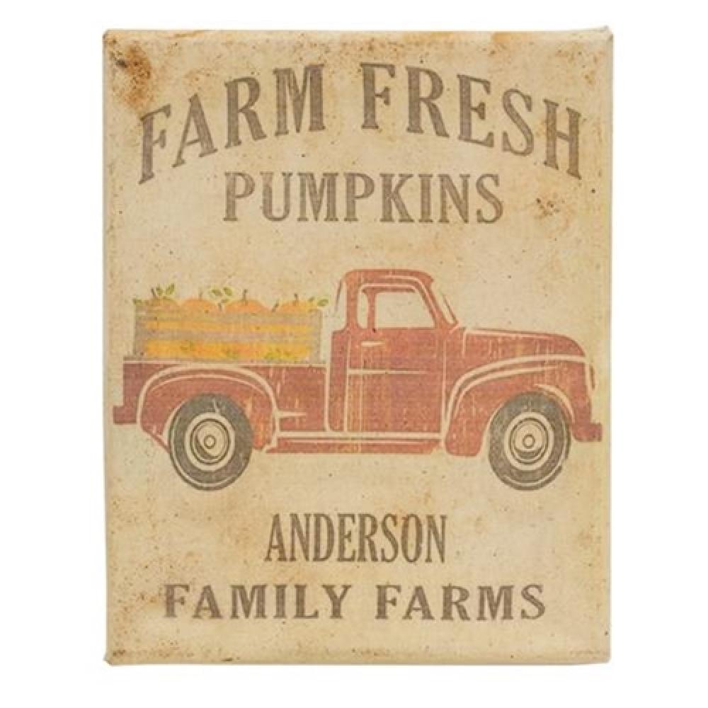 **Anderson Family Farms Truck Beeswax Dipped Canvas - Waterproof & Eco-Friendly Waxed Canvas for Camping, Hiking & Outdoor Adventures**