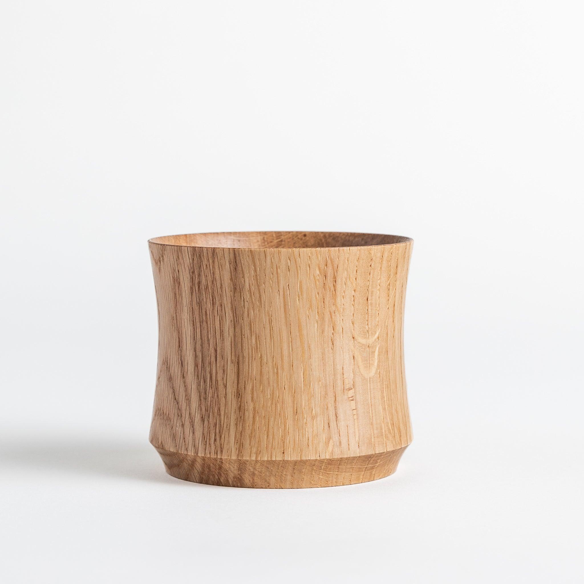 Handcrafted Mizunara Oak Whiskey Glass - Premium Japanese Wooden Tumbler for Bourbon, Scotch & Whiskey Tasting at Home or Bar