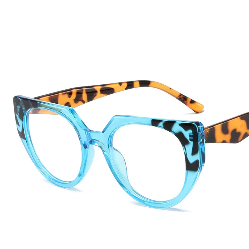 CCspace Women's Full Rim Cat Eye Reading Glasses R56954 - Stylish Blue Light Blocking Readers for Office, Reading & Computer Use