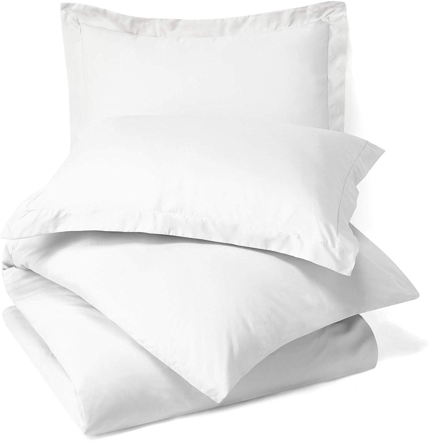 Premium 500 GSM Organic Cotton Duvet Cover & Comforter Set - 2 Piece, 1200 Thread Count, White Short Queen - Luxury Bedding for Cozy Nights & Hotel-Style Comfort