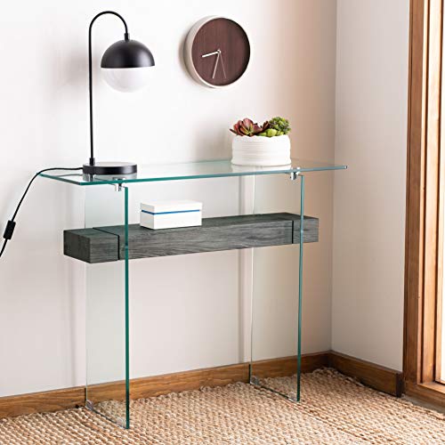 Glass / Black Oak
