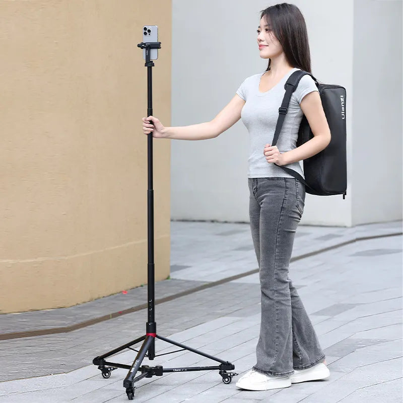 Ulanzi AT-03 Professional Portable Tripod with Dolly Kit - Perfect for Vlogging, Photography, and Video Shooting On-the-Go