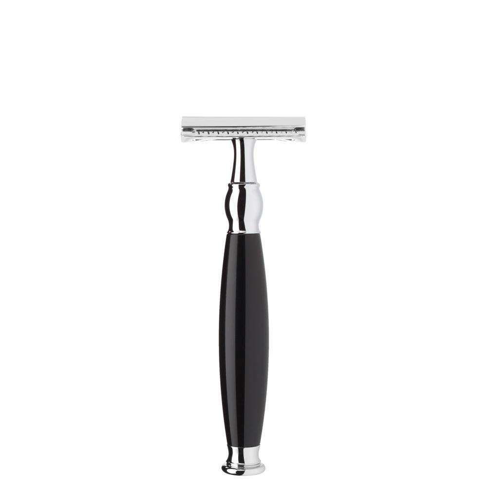 Premium MÜHLE Sophist 4-Piece Silvertip Badger Brush & Safety Razor Set - Luxury Wet Shaving Kit for Men - Perfect Gift for Father's Day, Birthday & Special Occasions