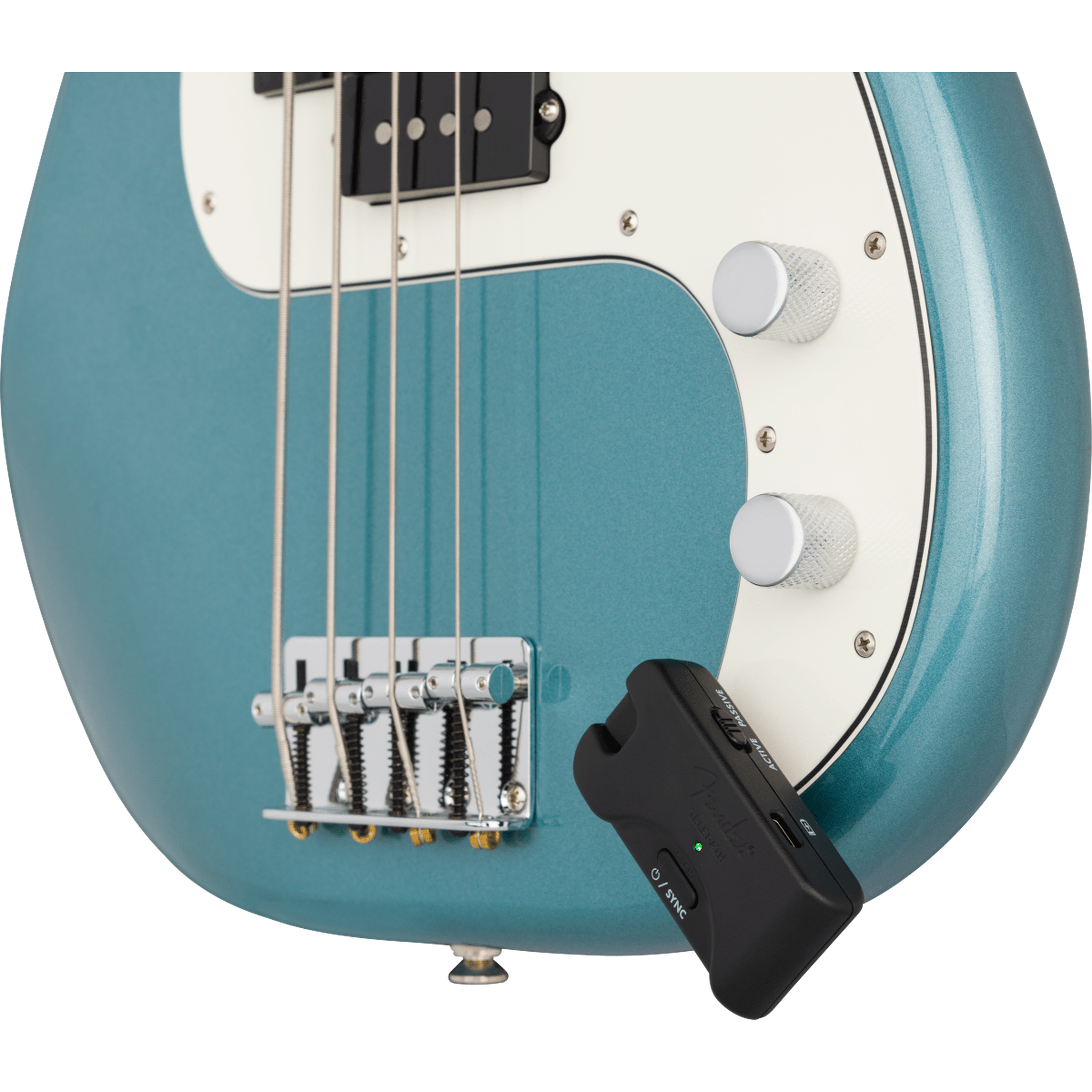 Fender Telepath Wireless System - Mystic Ice Blue & Black | Premium Wireless Guitar System for Live Performances & Studio Recording