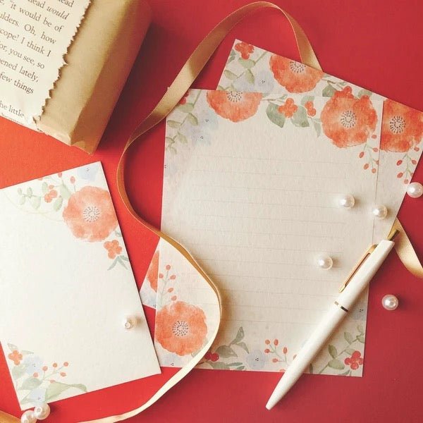 Furukawa Shiko Large Letter Set - Elegant Japanese Stationery for Writing, Scrapbooking & Gift Wrapping | Perfect for Weddings, Thank You Cards & Special Occasions