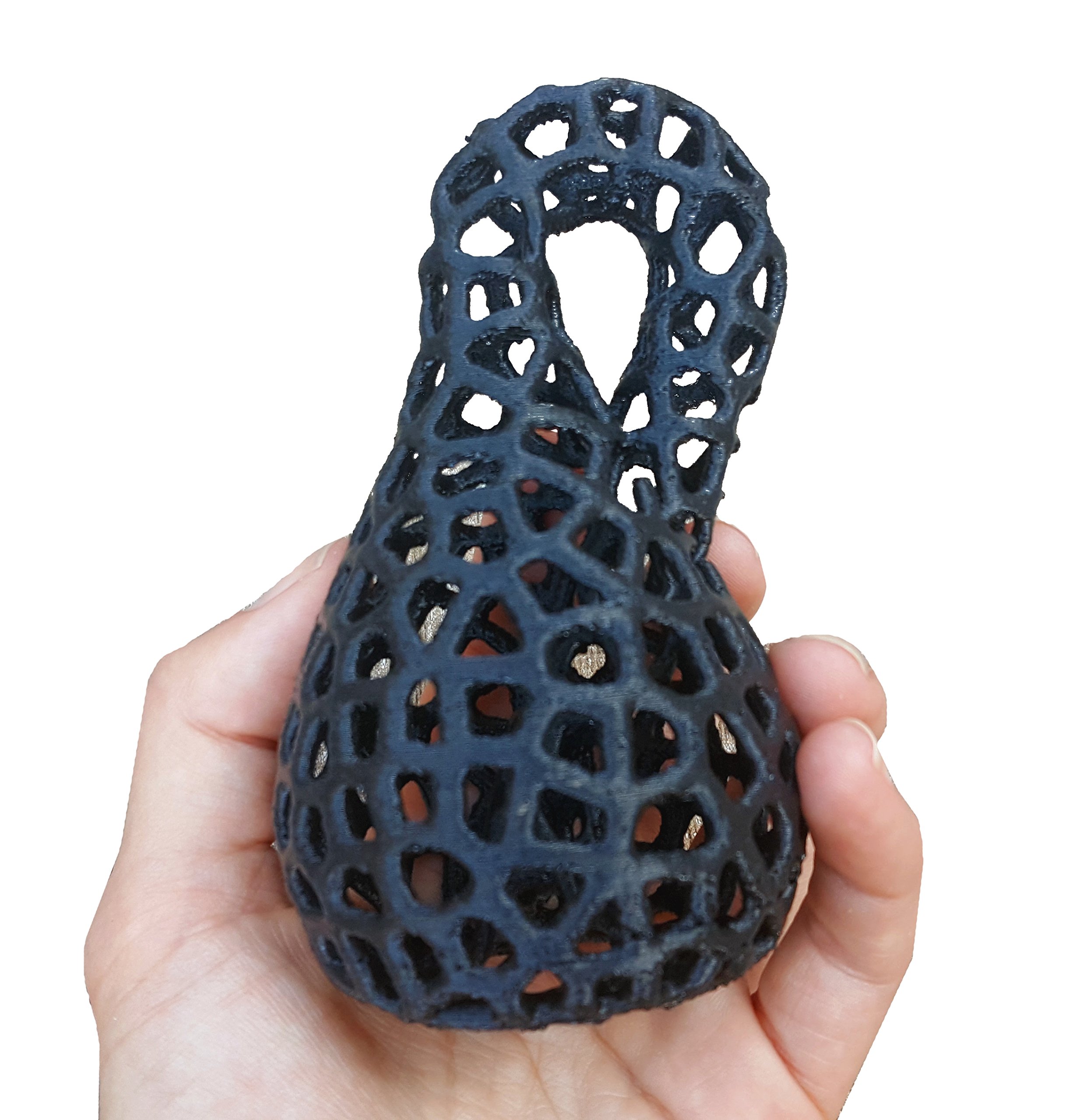 3D Printed Klein Bottle Vase - Unique Mathematical Art Home Decor for Modern Living Rooms & Office Desks