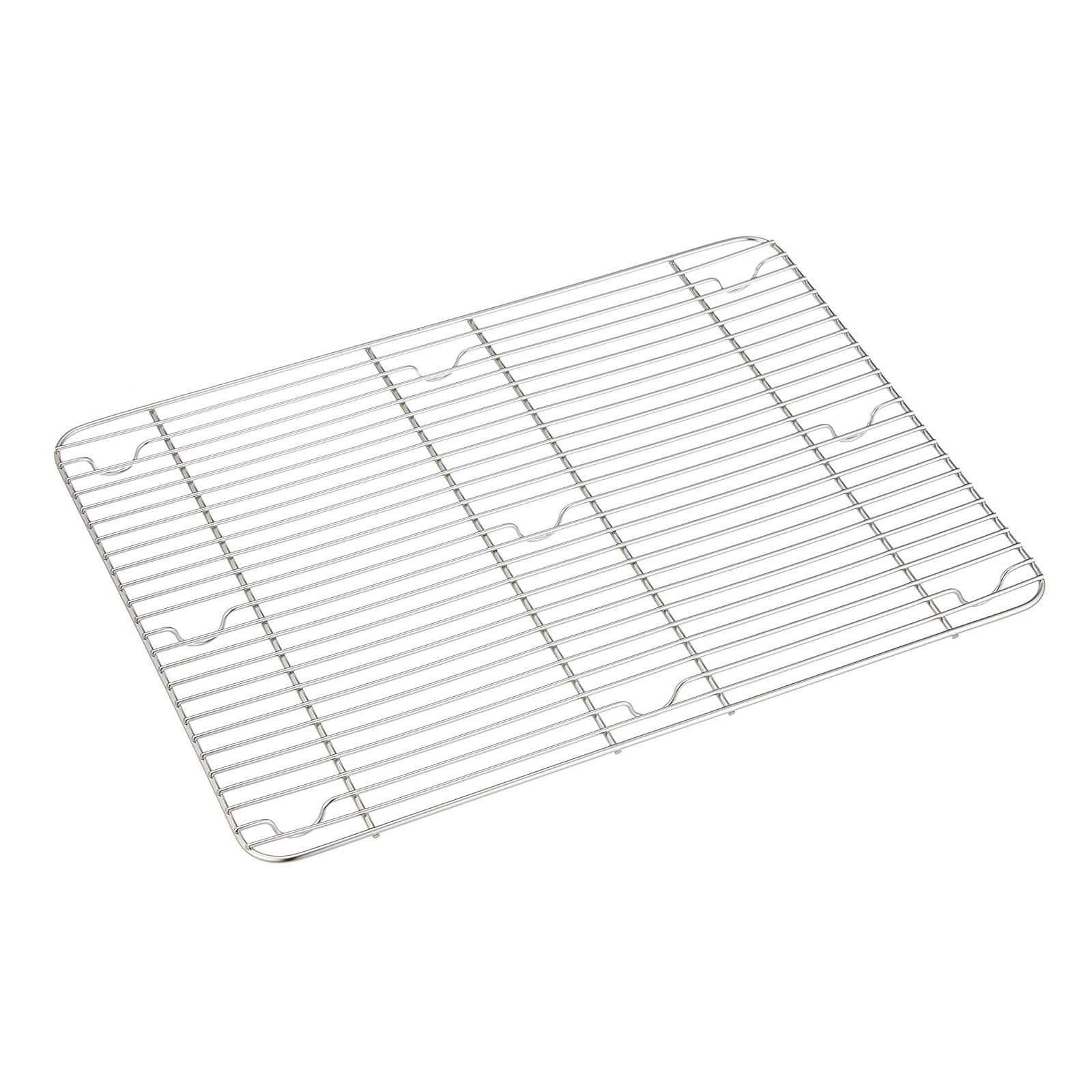 Ikeda Ecoclean Square Fine Cooling Rack - Stainless Steel Baking Rack for Cookies, Cakes, Bread - Perfect for Kitchen, Baking, and Pastry Cooling