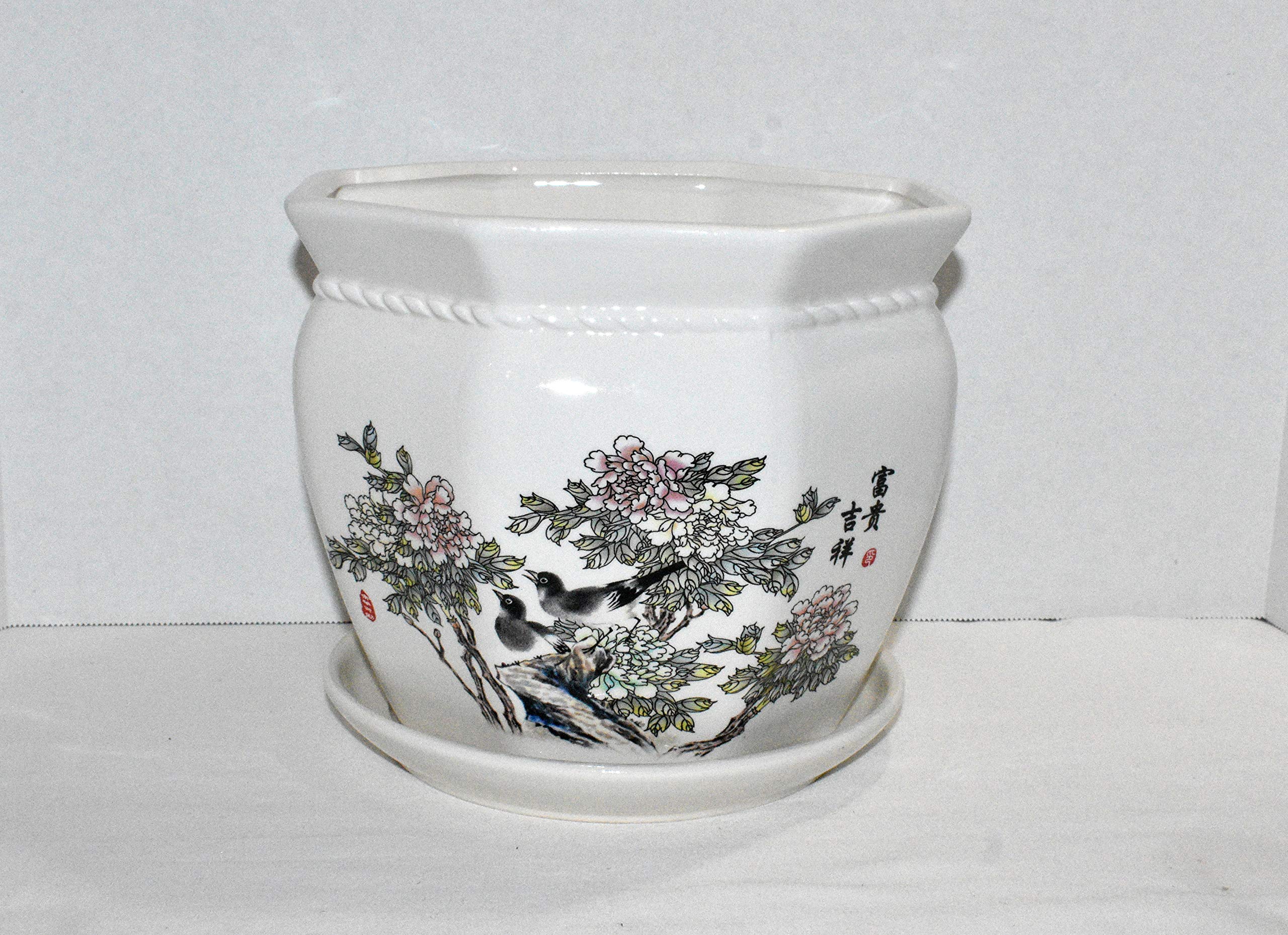 Hexagon Shaped Planter Pot with 7