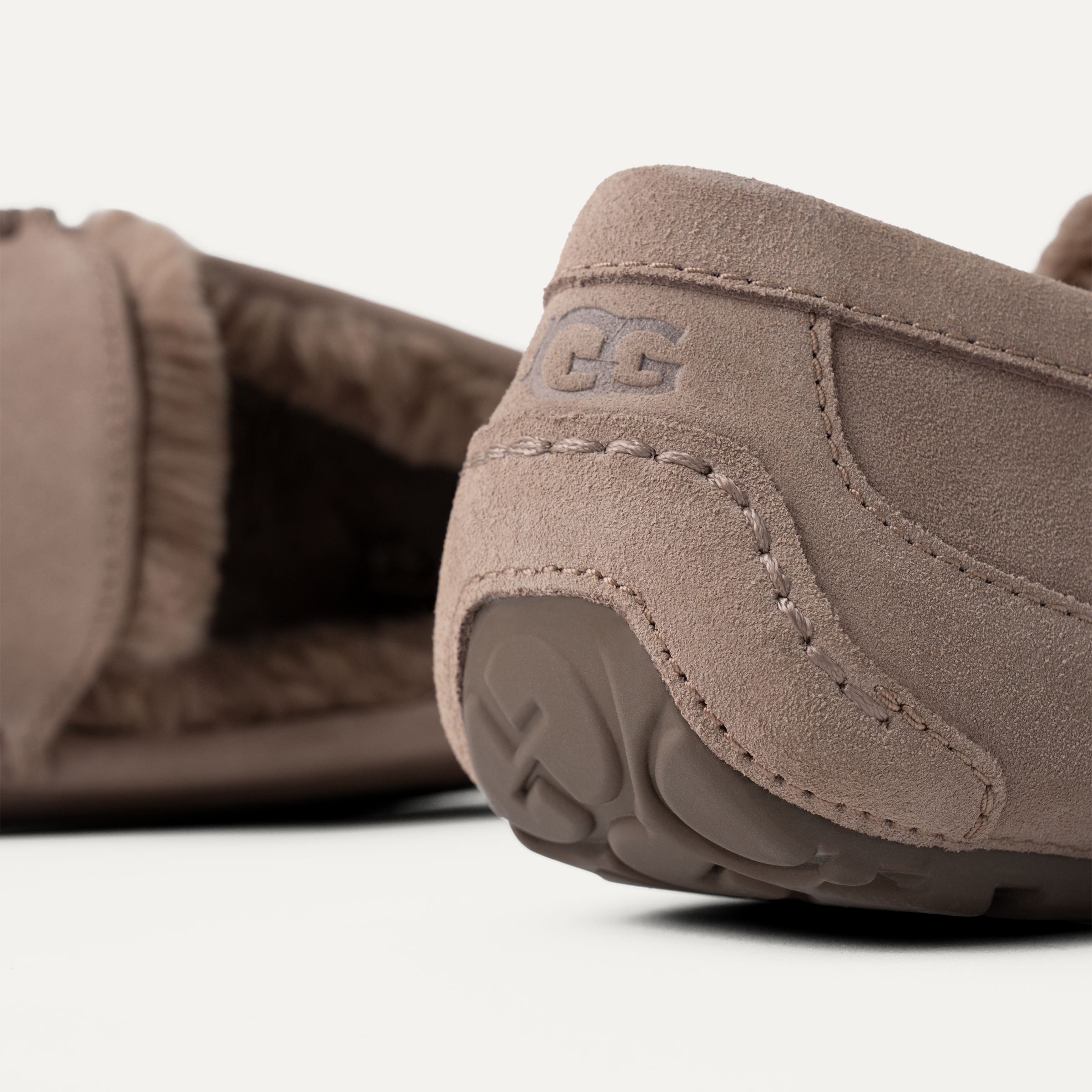Ugg Ascot Suede Slippers for Men - Comfortable Indoor/Outdoor House Shoes with Soft Lining - Perfect for Relaxing at Home, Lounging, and Running Errands
