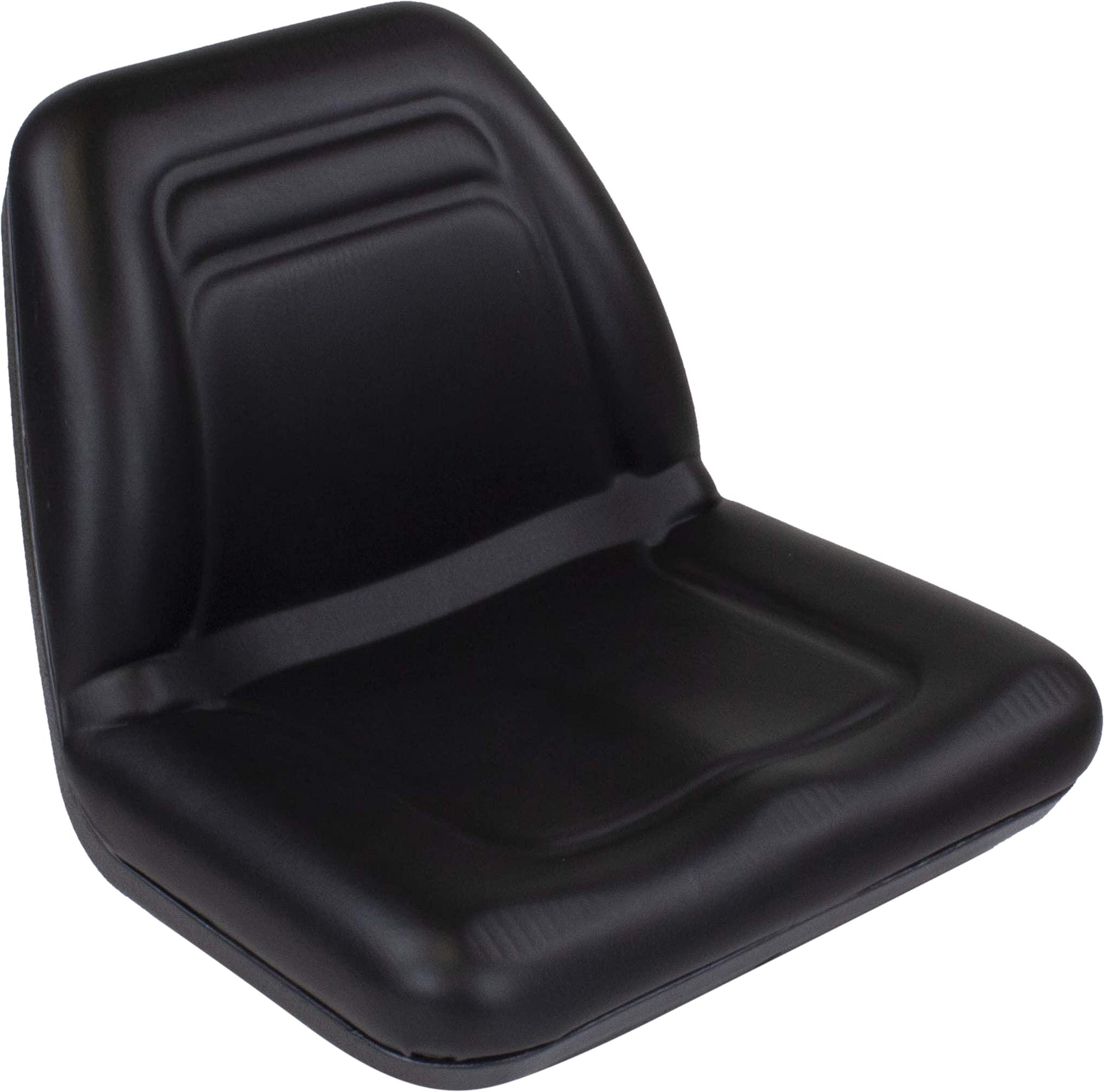 Zbox Tractor Seat #TM555BL - Heavy Duty Mid High Back Black Tractor Seat - Replacement for B1TM555BL, TM555YL, TM555GR, 0278051, 11987, 72-1010 - Perfect for Farm Equipment, Riding Mowers, and Outdoor Machinery
