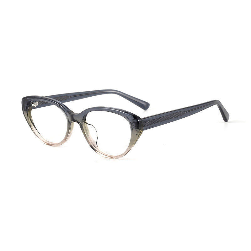 Stylish Acetate Cat Eye Glasses Frames for Women - Trendy Retro 24036 Eyewear - Perfect for Office, Reading & Fashion Accessories