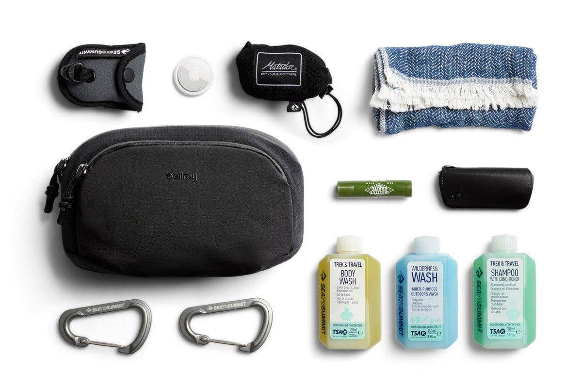 Bellroy Venture Pouch - Premium Compact Travel Organizer for Essentials | Water-Resistant & Lightweight | Perfect for Hiking, Camping & Everyday Carry (EDC)