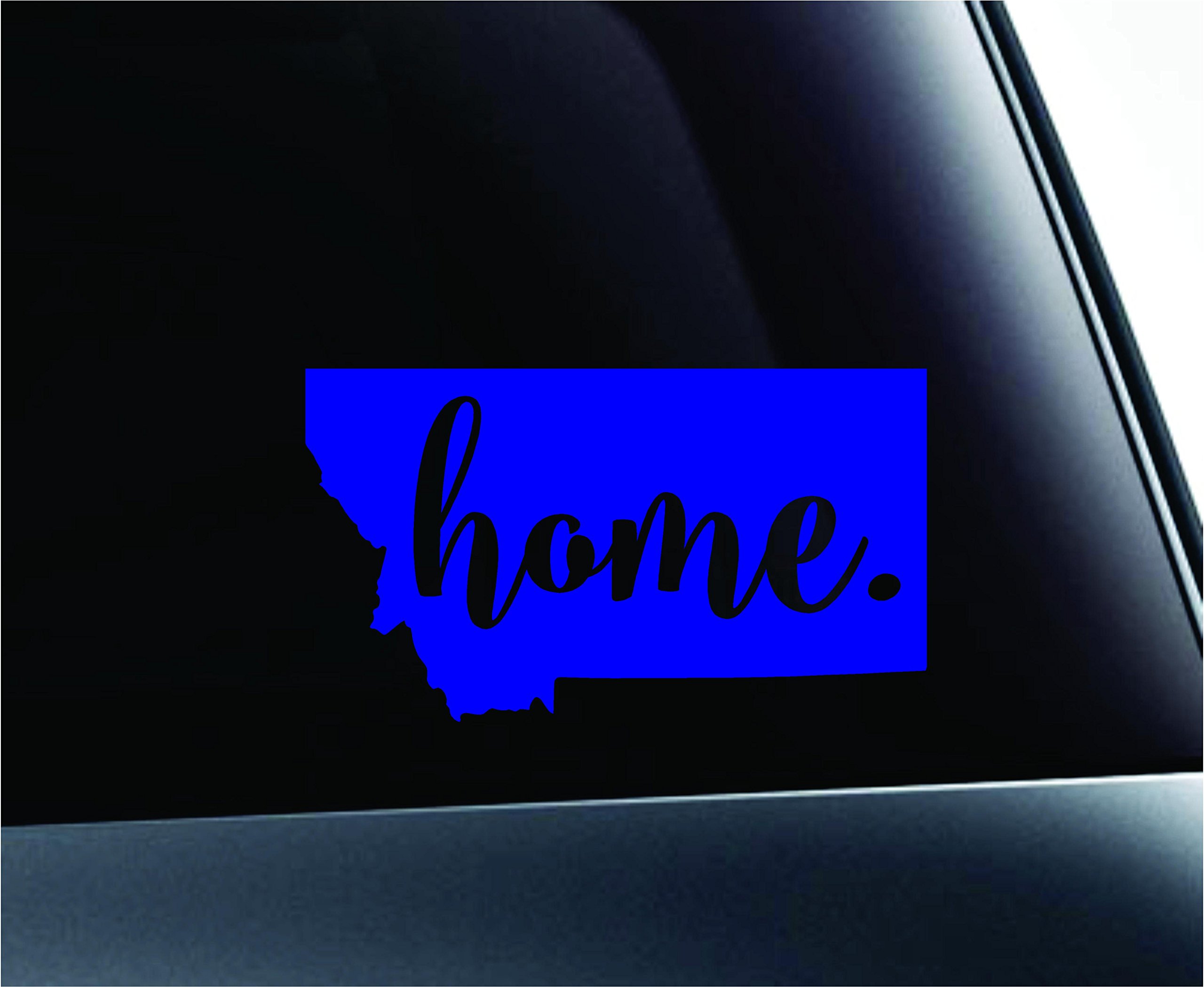 Montana State Helena Sticker Decal for Car, Laptop, Window - Blue