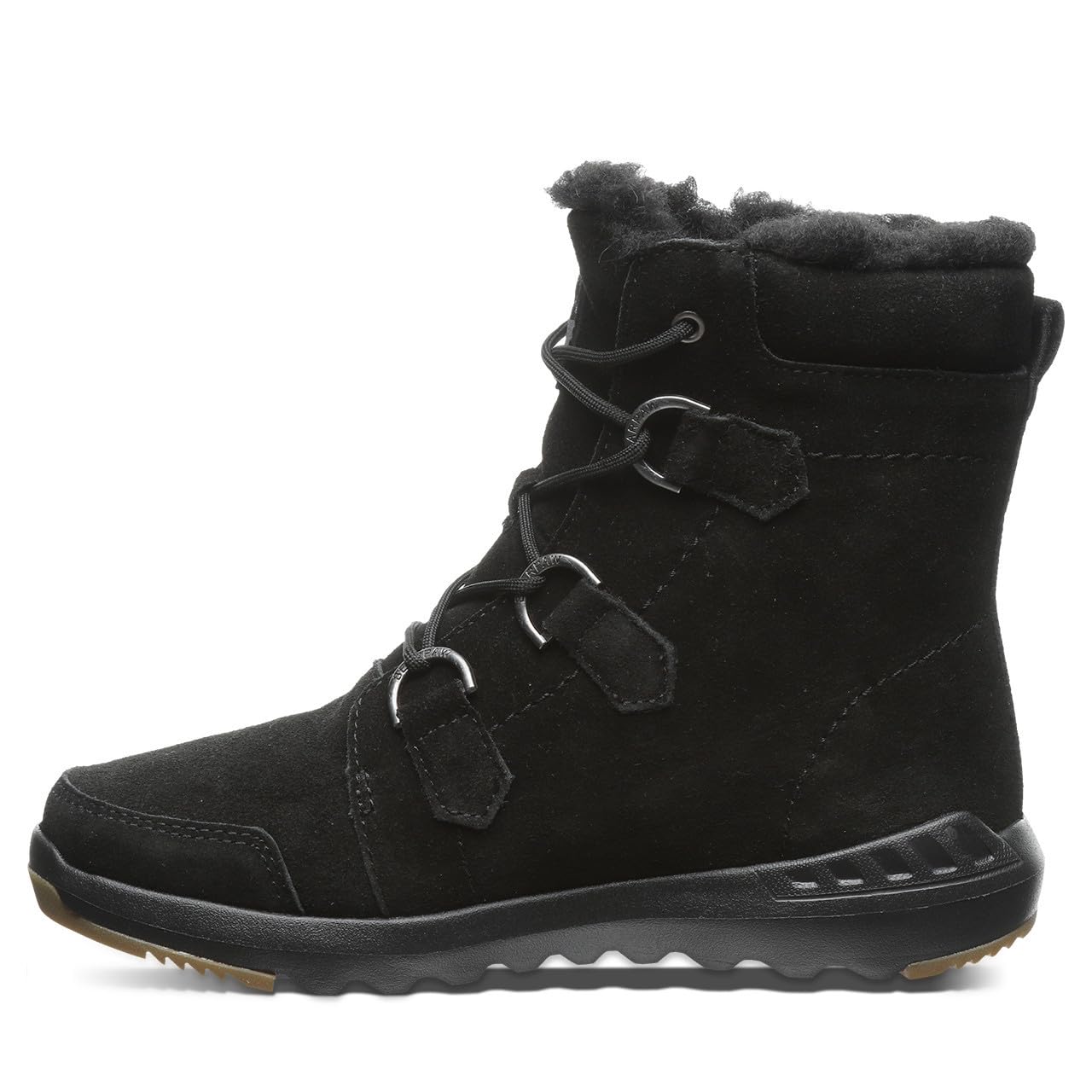 BEARPAW Women's Tyra Suede Lace-Up Boots - Comfortable & Stylish Winter Boots for Women - Perfect for Casual Outfits, Hiking & Cold Weather
