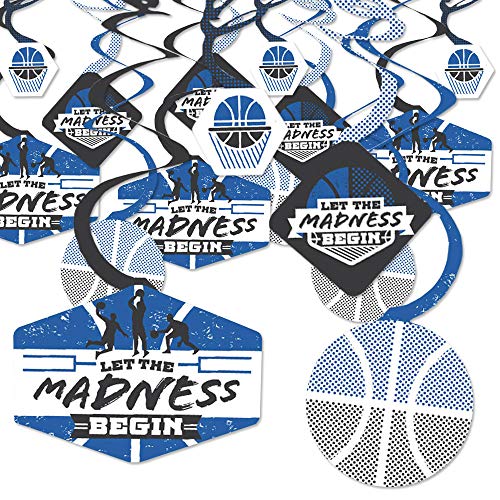 Blue Basketball - Swirls