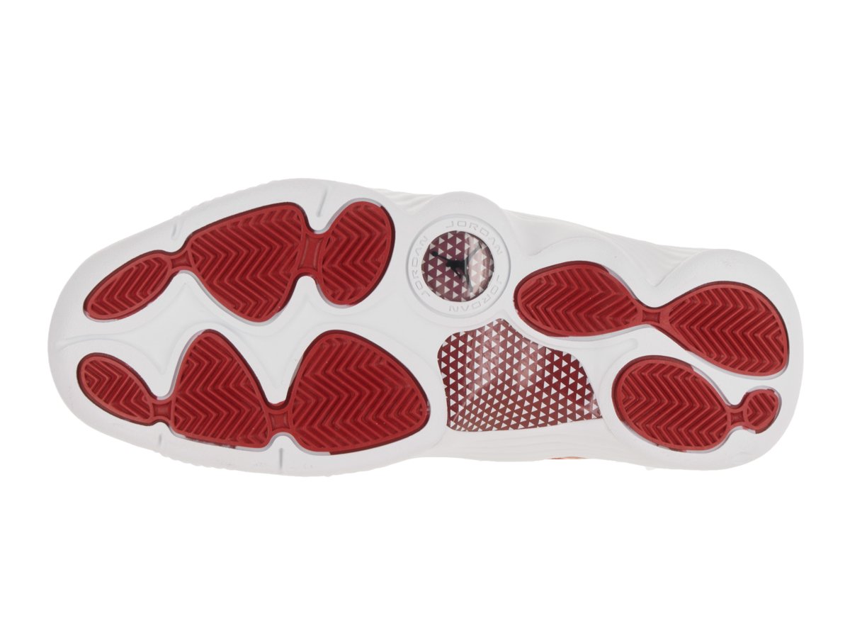 Nike Jordan Jumpman Team II Men's Basketball Shoes - Gym Red/White/Black - Size 12 US | High-Performance Court Shoes for Basketball, Training & Streetwear Fashion
