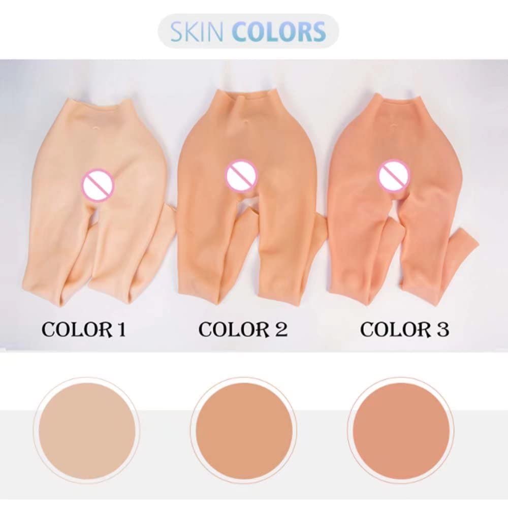 Realistic Silicone Fake Vagina Underwear - Crossdressing Hip Enhancer Pants for Cosplay & Transgender - Perfect for Roleplay, Halloween Costumes & Gender Expression