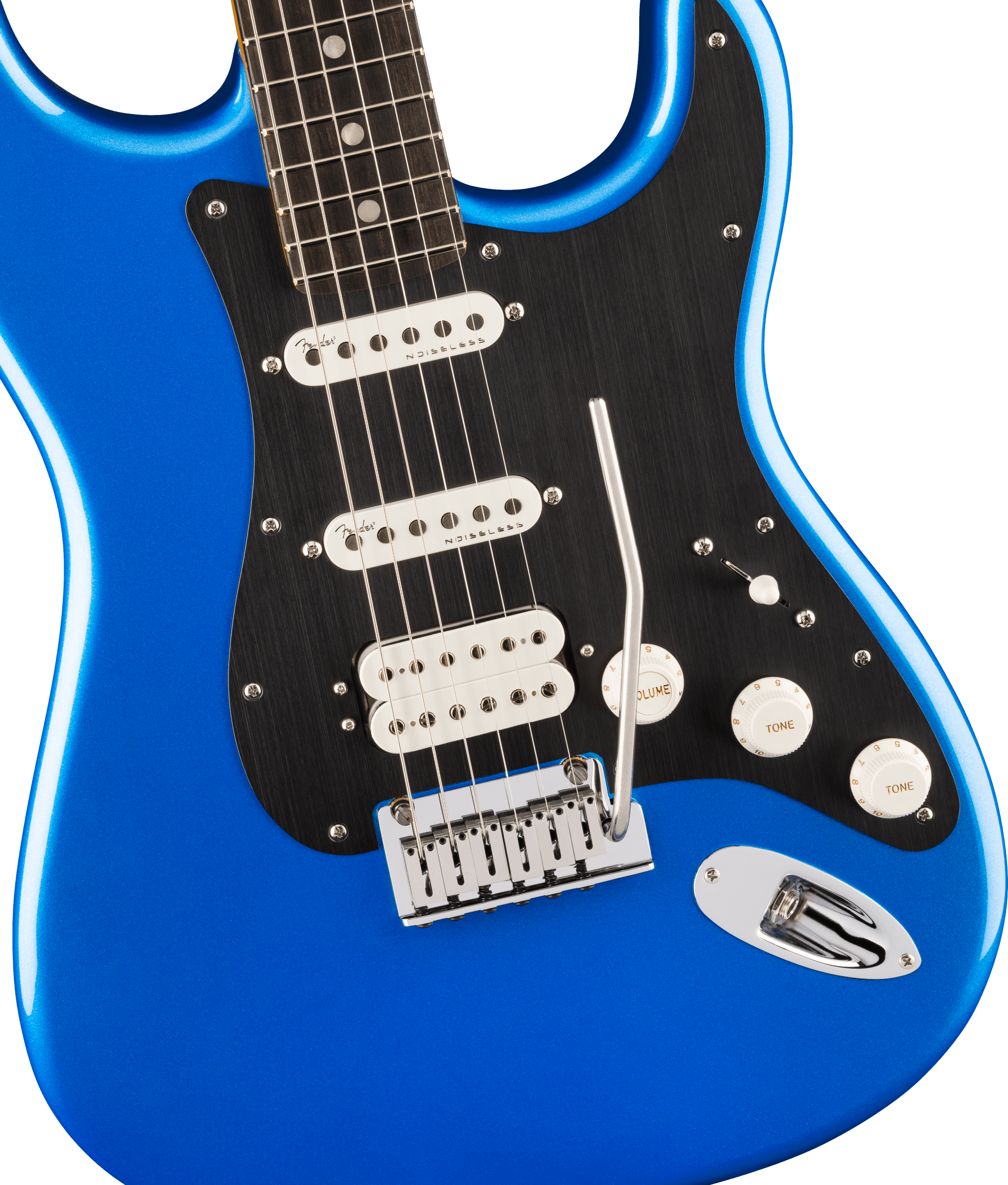 Fender American Ultra II Stratocaster HSS Electric Guitar - Noble Blue Finish | Professional-Grade Performance for Stage & Studio