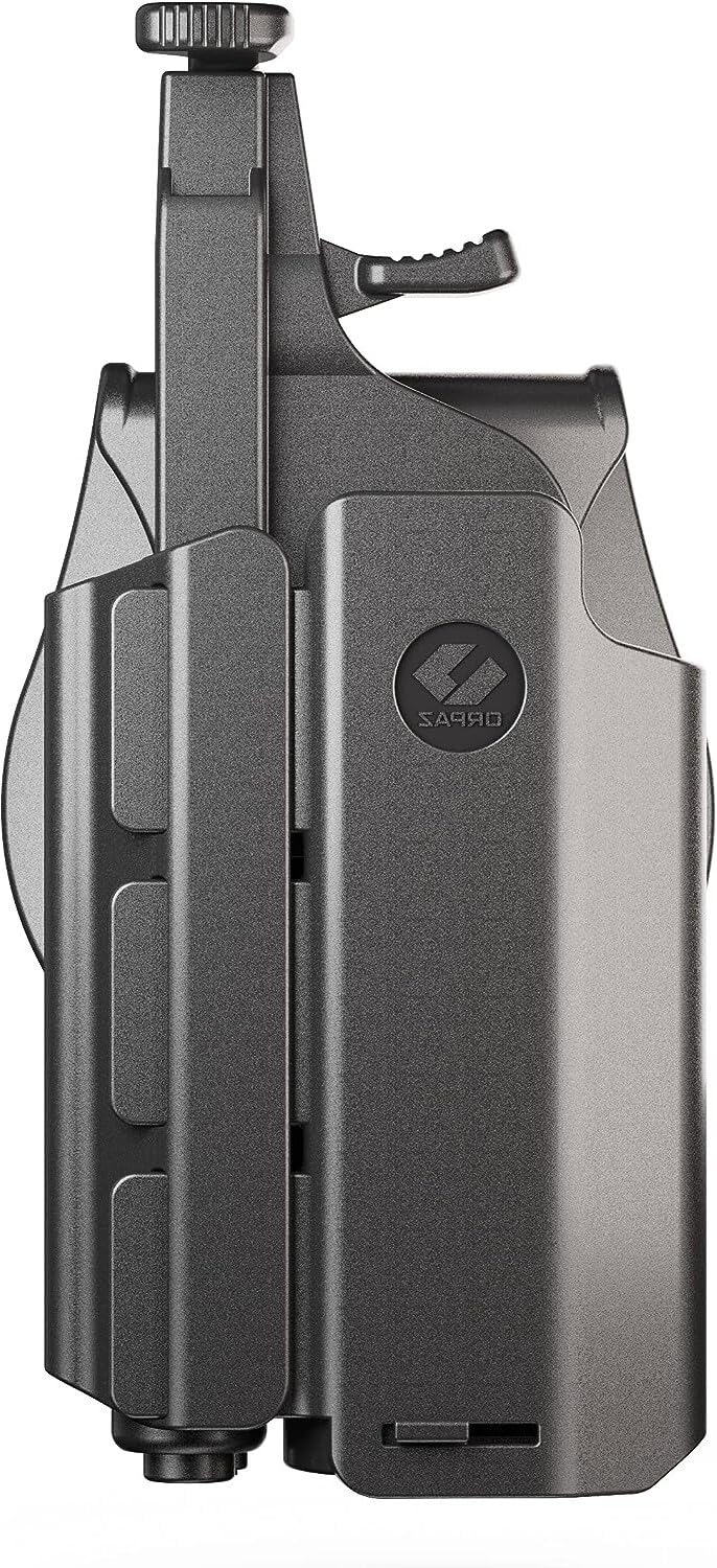 Orpaz T40 Adjustable Modular OWB Holster for S&W SD9VE - Compatible with Light, Laser & Optics - Tactical Gun Holder for Outdoor Shooting, Range Training & Concealed Carry