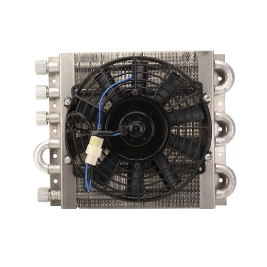 Perma-Cool 13311 Maxi-Cool Dual Circuit Cooler Coil with 10 Inch Fan - High Performance Cooling System for Trucks, RVs & Off-Road Vehicles