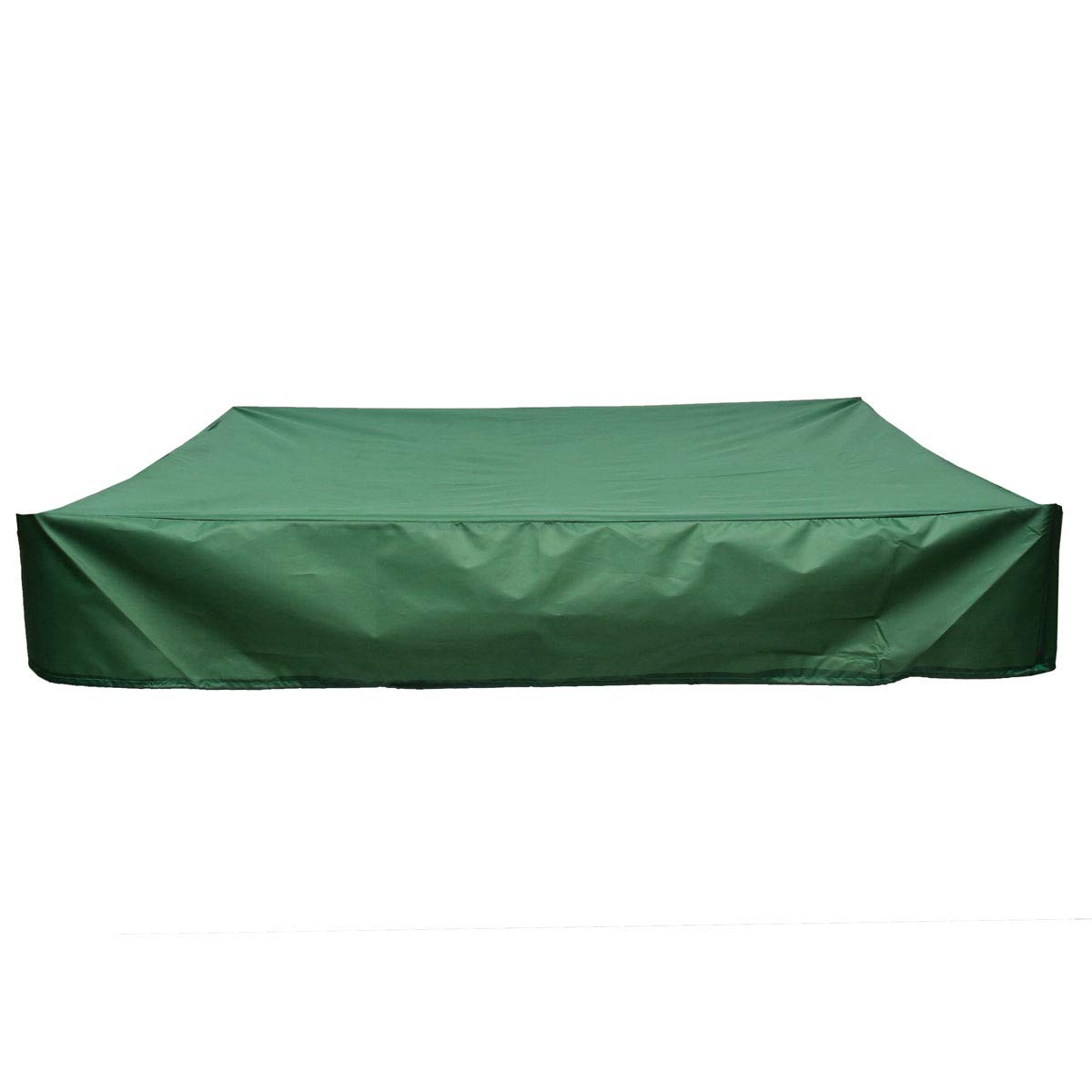 Green Sandbox Cover - 120 x 120cm Square Sandbox Canopy with Drawstring, Waterproof & Dustproof Sandpit Pool Cover for Sun Protection | Perfect for Outdoor Play Areas, Backyards & Daycare Centers