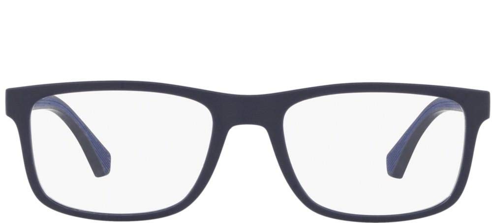 Emporio Armani EA3147 Men's Rectangular Polarized Sunglasses UV Protection - Classic Style for Driving, Outdoor & Fashion Accessories