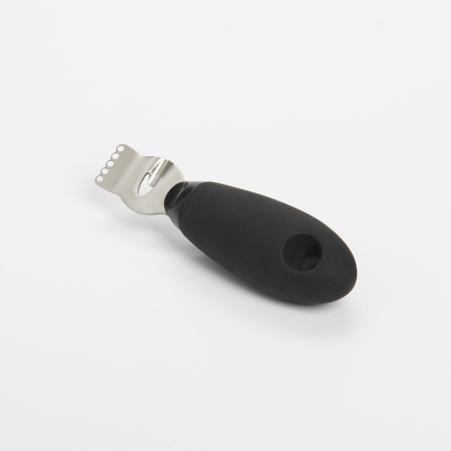 OXO Lemon Zester - Premium Stainless Steel Kitchen Tool for Grating Citrus Peels - Perfect for Baking, Cocktails & Garnishing Dishes