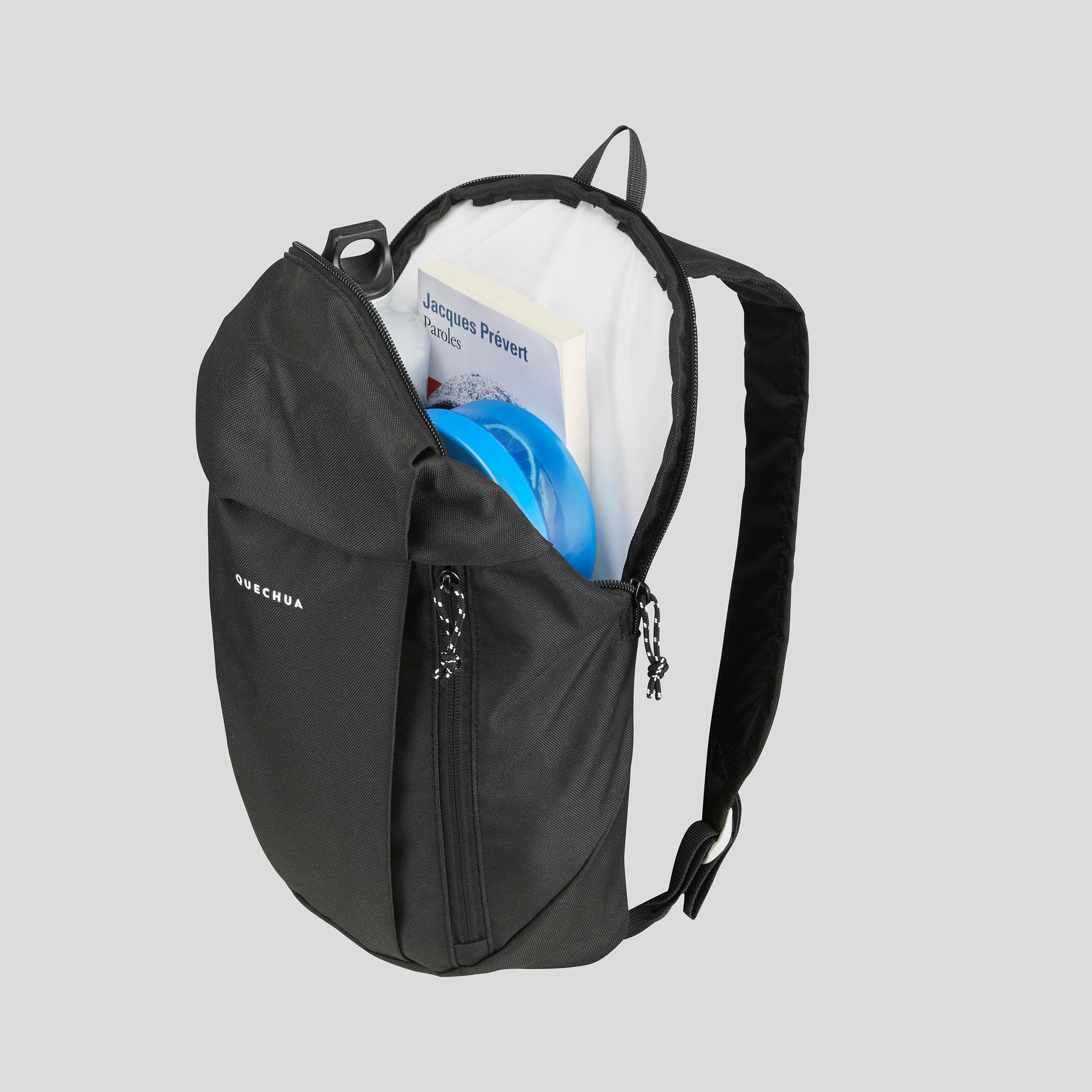 Quechua NH100 10L Lightweight Hiking Backpack - Water-Resistant Daypack for Outdoor Adventures, Camping & Travel